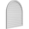 Ekena Millwork Round Top Surface Mount PVC Gable Vent: Functional, w/ 2"W x 1-1/2"P Brickmould Frame, 38"W x 42"H GVPRT38X4202SF - alternate 4